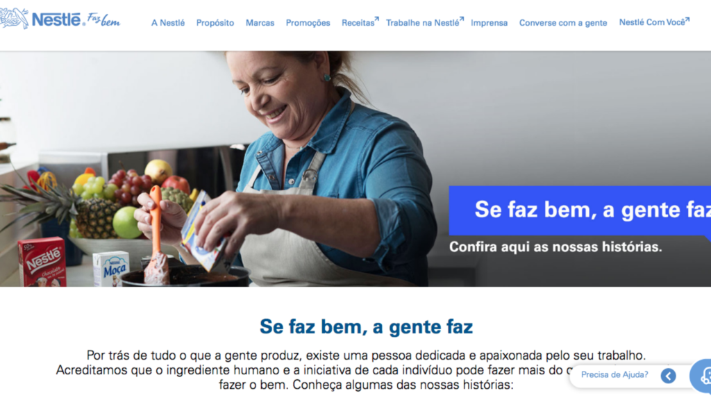 exemplos de marketing de conteúdo nestlé