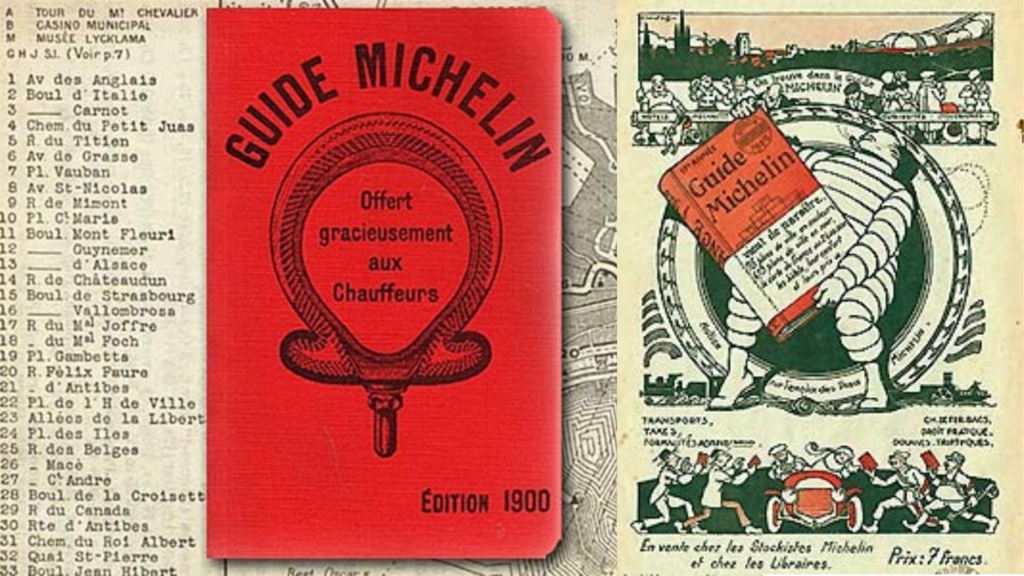 exemplos de marketing de conteúdo guia michelin