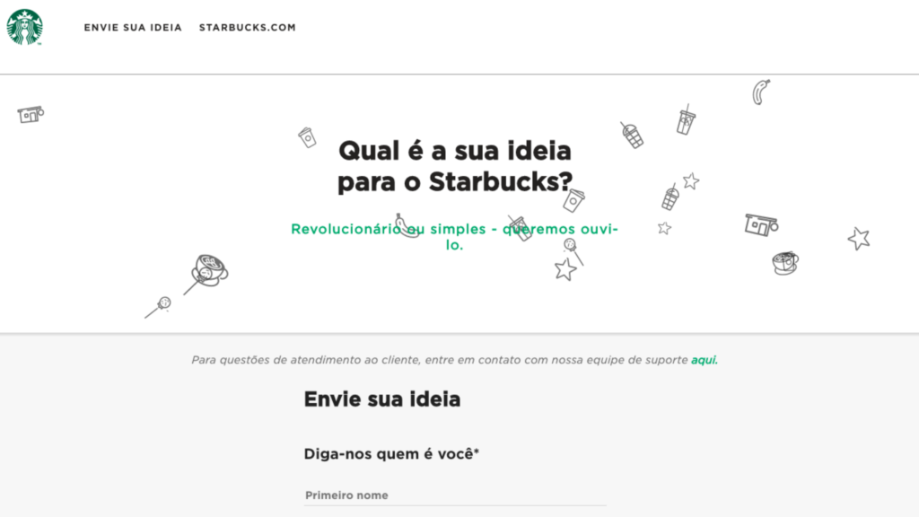 exemplos de marketing de conteúdo starbucks